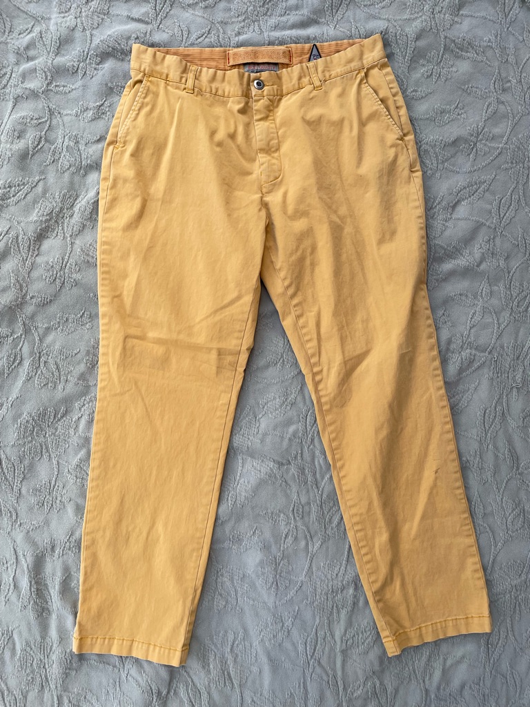 5/$25 Paperbacks | Retro Yellow Straight Leg Pants